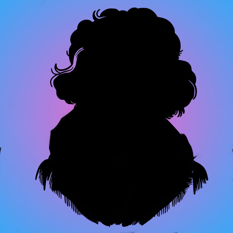 draw a portrait of classical composer beethoven