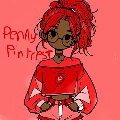 girl with a messy ponytail glasses a baggy crop top and jean shorts