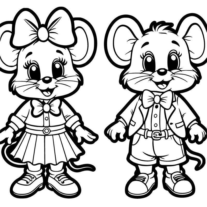 minnie amd mickey mouse