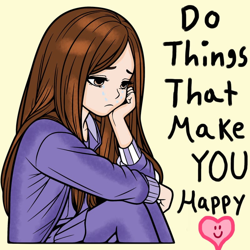 a realistic girl with depression