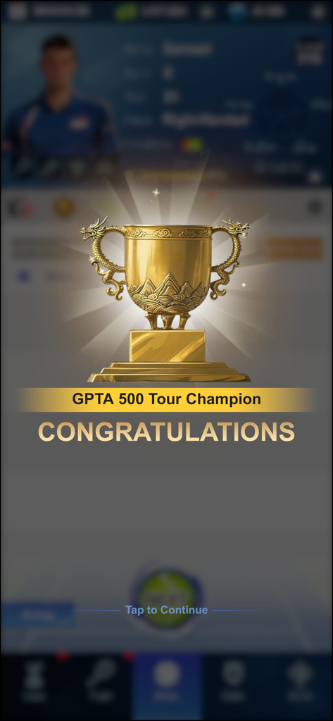 Tennis Rising Star - 테니스 라이징 스타에서 GPTA 500 투어 챔피언 골든 트로피