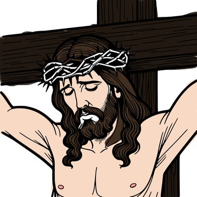 jesus on the cross