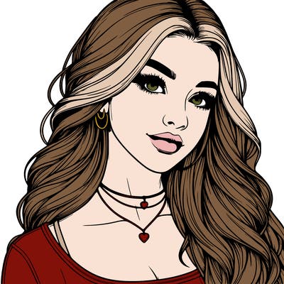 detailed realistic girl