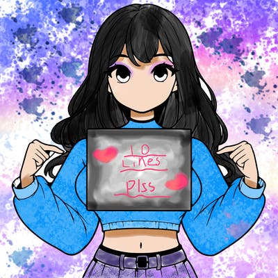 girl holding a blank sign in a long sleeve crop top