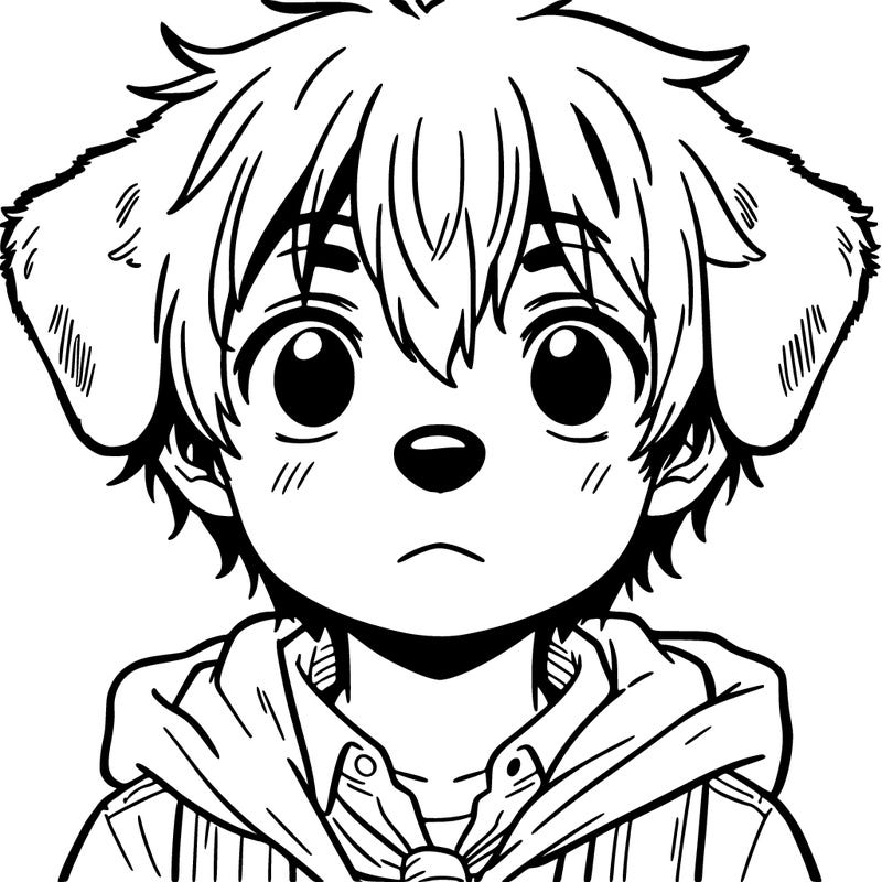manga character that looks like a dog