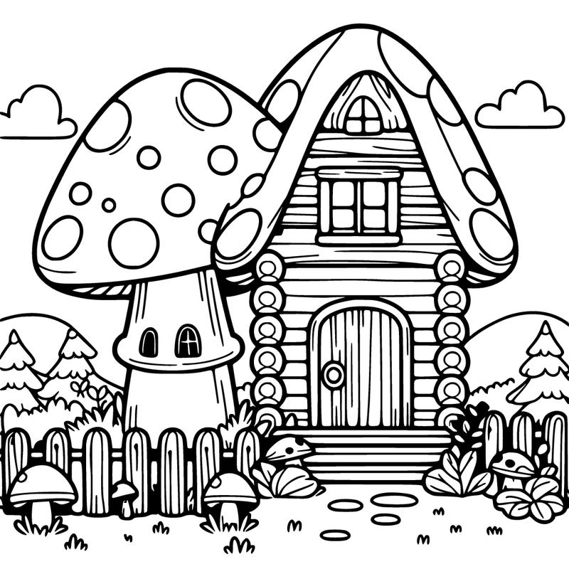 mushroom house