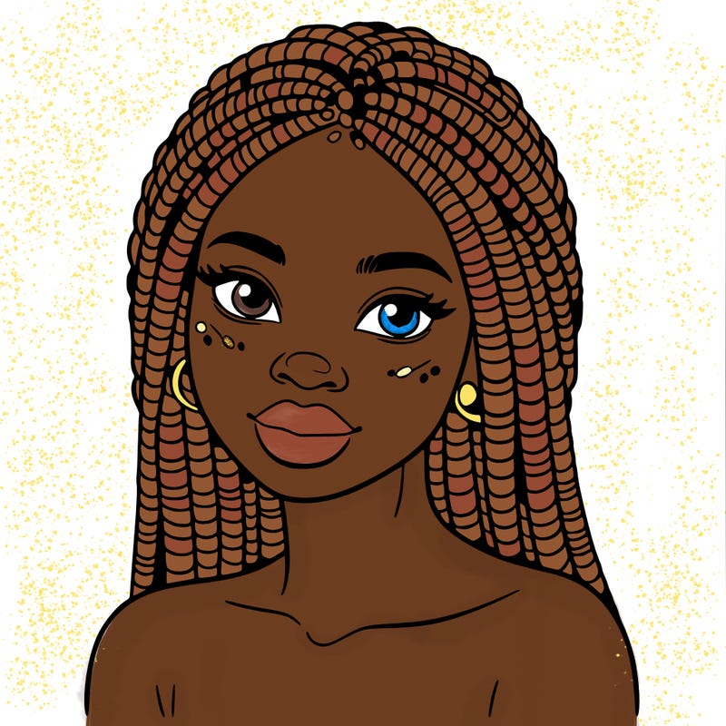 african woman with fulani braids