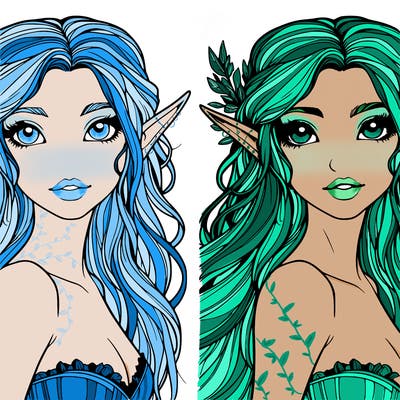 realistic fae girl