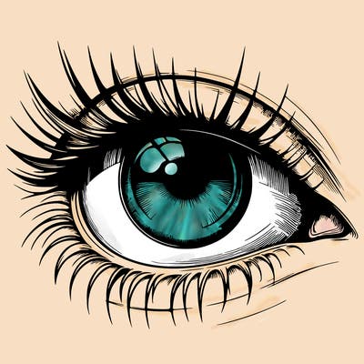 realistic eye