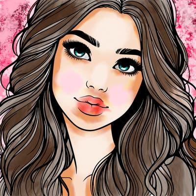 beautiful realistic girl