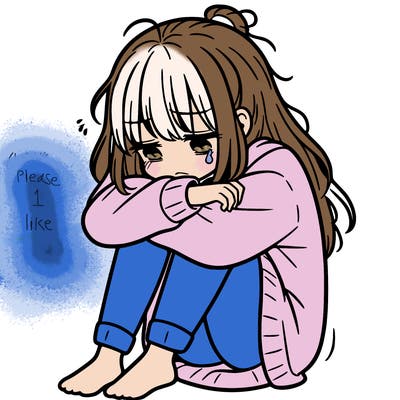 depressed girl