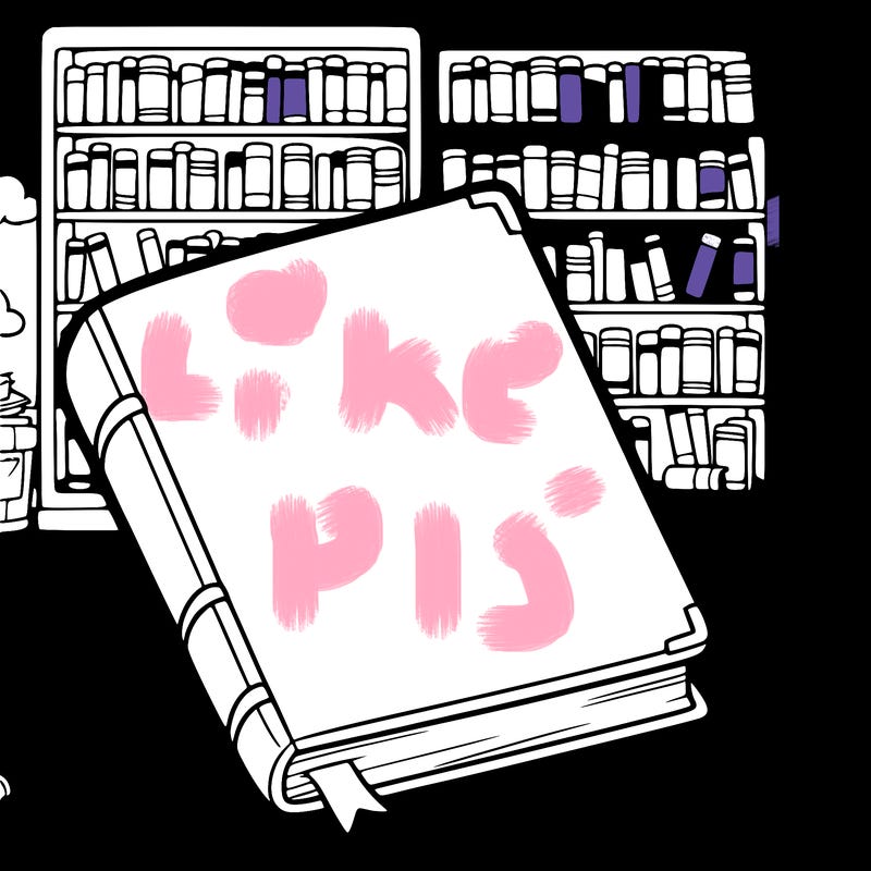 blank book at a library