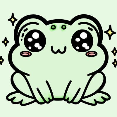 kawaii frog