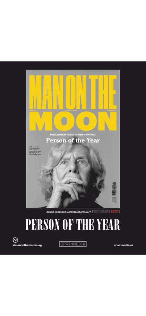 Man on the Moon magazine cover featuring the Person of the Year portrait