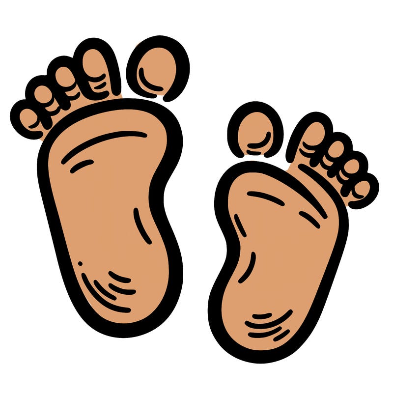 baby footprints