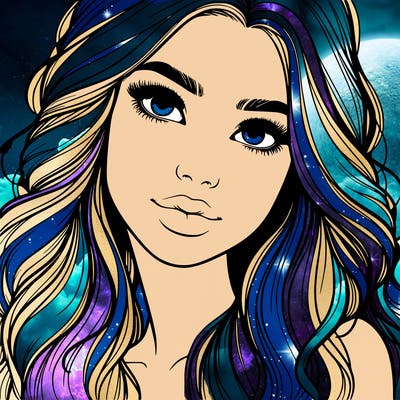 beautiful realistic girl