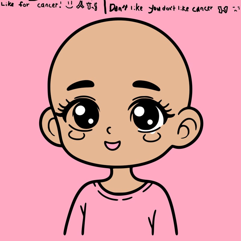 girl with no hair