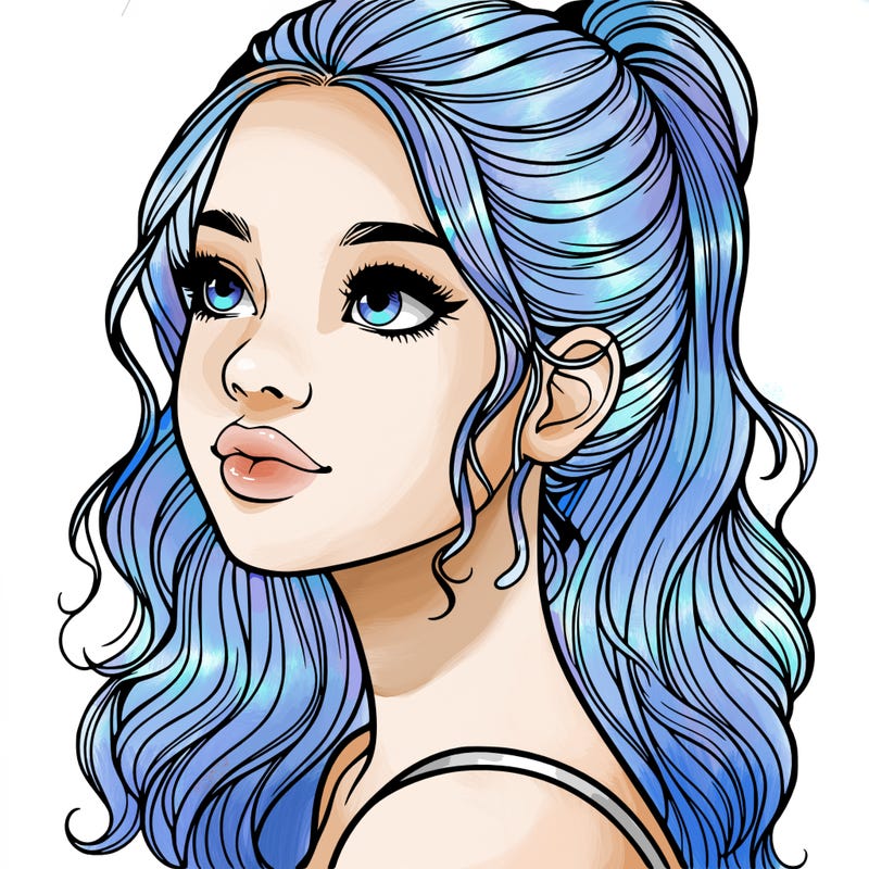 beautiful realistic girl
