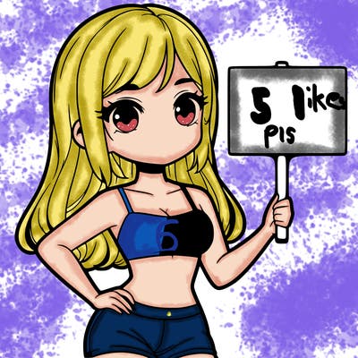 girl in a cute crop top holding a blank sign