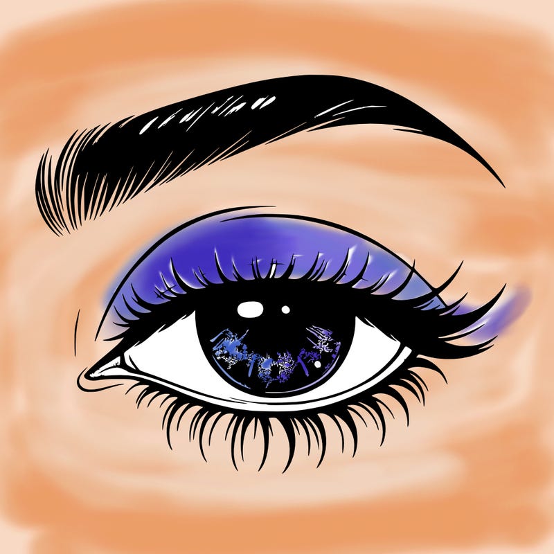 eye closed realistic