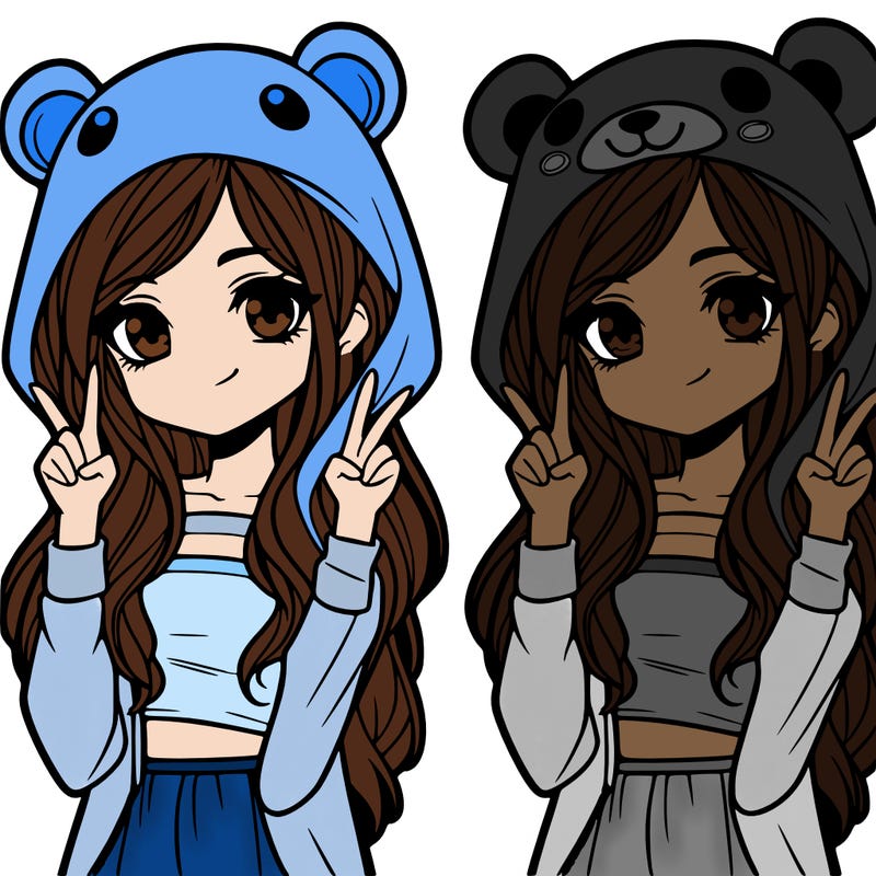 teen girl in animal costume