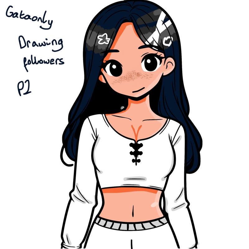 girl in crop top long sleeve