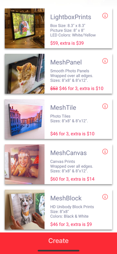 Canvas Prints by MeshCanvas® - Photo & Video App | MWM