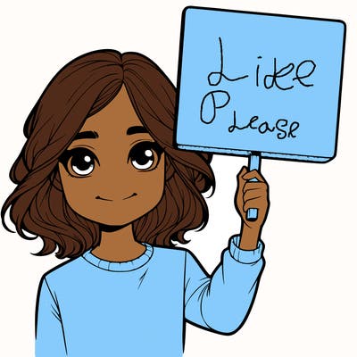 realistic girl holding up a sign