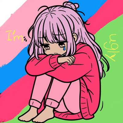 depressed girl