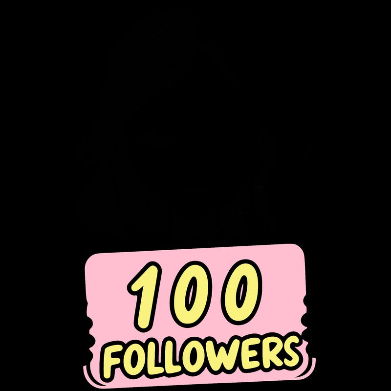 100 followers realistic girl