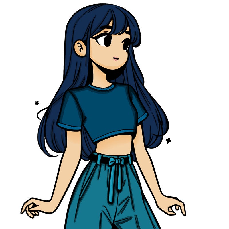 girl in a cute crop top