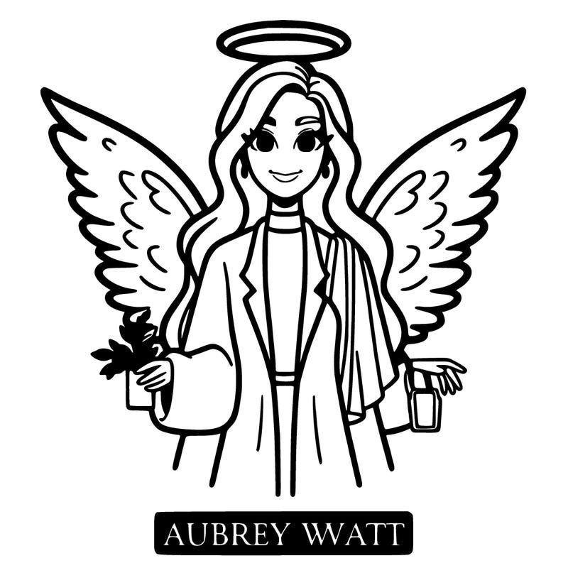 aubrey wyatt with angel wings