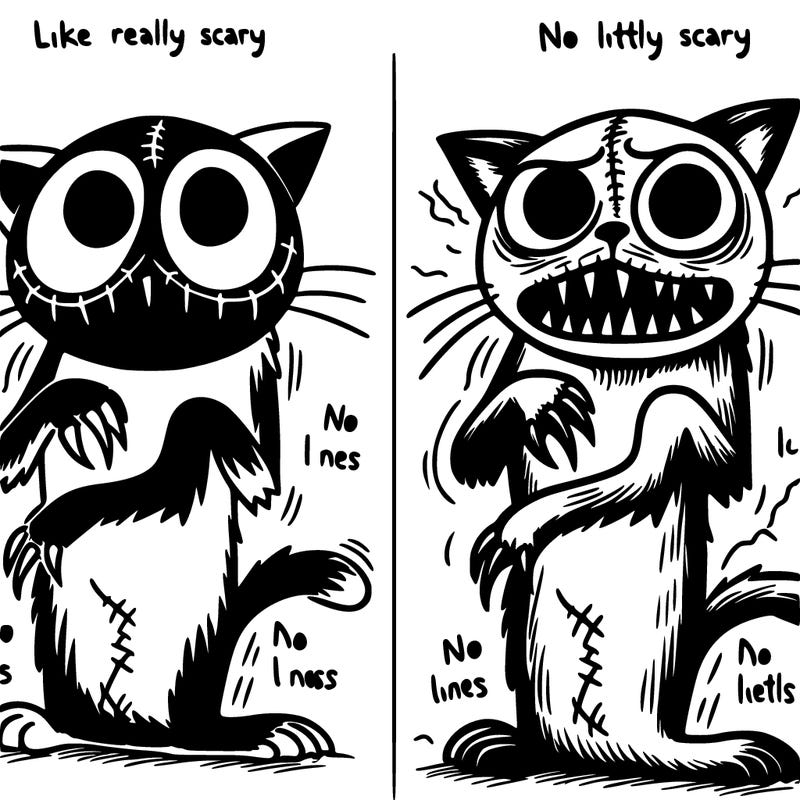 scary cat like really scary
