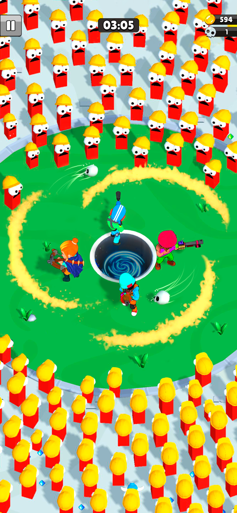 Survive Squad - Squad of heroes battling an alien horde in Survive Squad