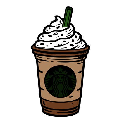 starbucks, frappuccino