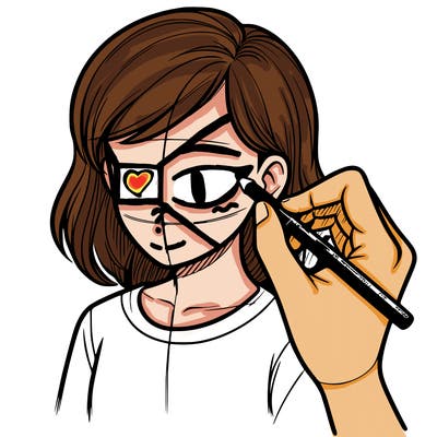 drawing a realistic person