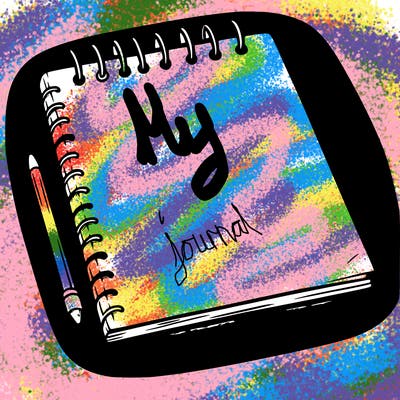 a blank sketch pad