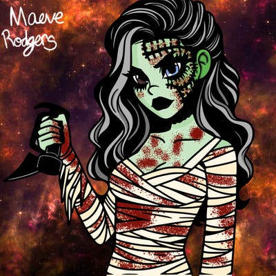 female horror character