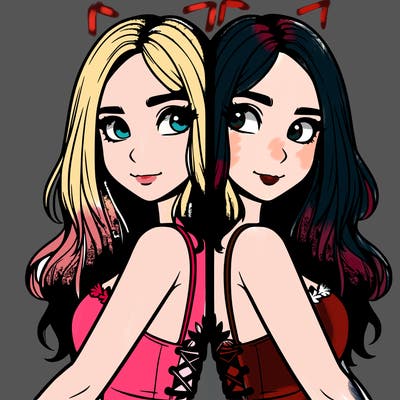 a realistic girl split