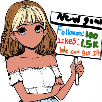 realistic pretty girl holding blank sign