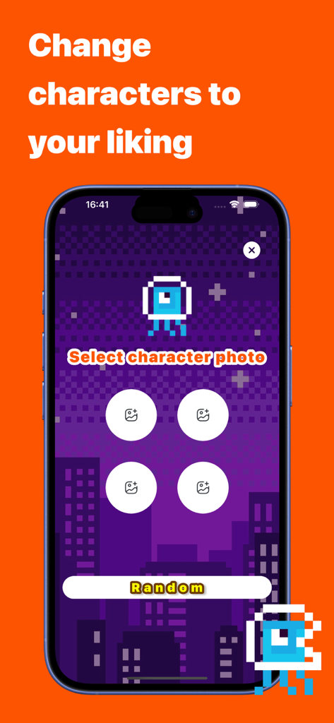 Cineby – Movies Quest - Tela de personalização de personagem para o minigame FameQuest no aplicativo Cineby