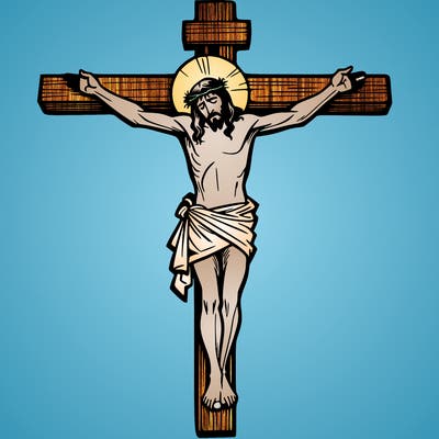 jesus on the cross