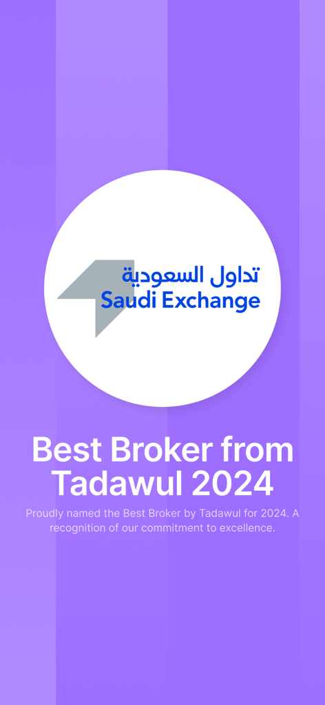 Derayah - Trade & Invest - Award banner for Derayah as the Best Broker from Tadawul Saudi Exchange in 2024
