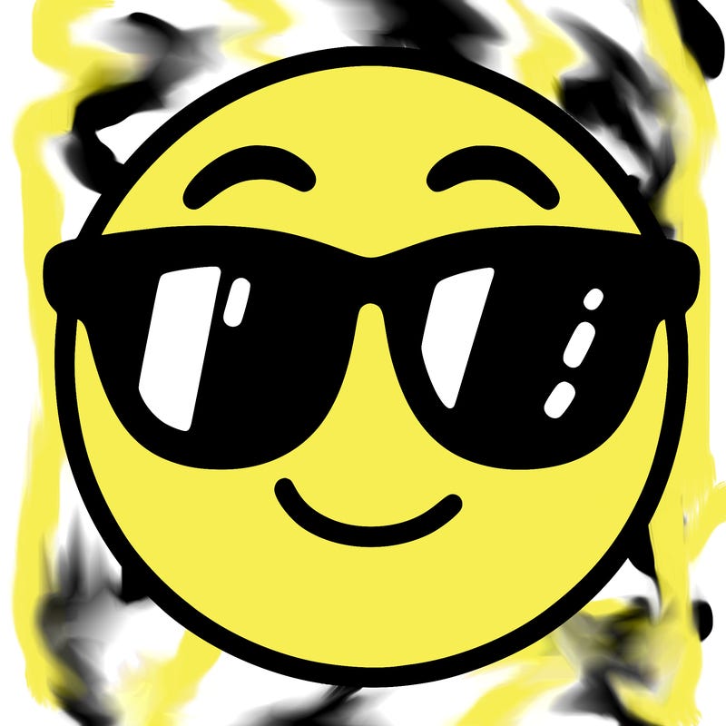 emoji with sunglasses