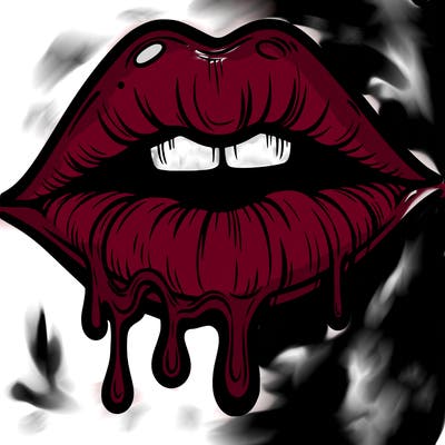 lips that look realistic and drip