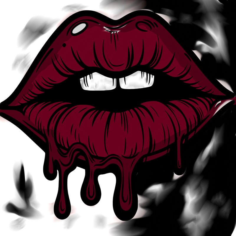 lips that look realistic and drip