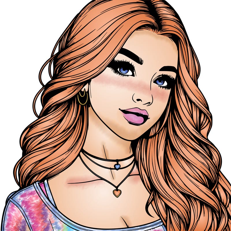 detailed realistic girl