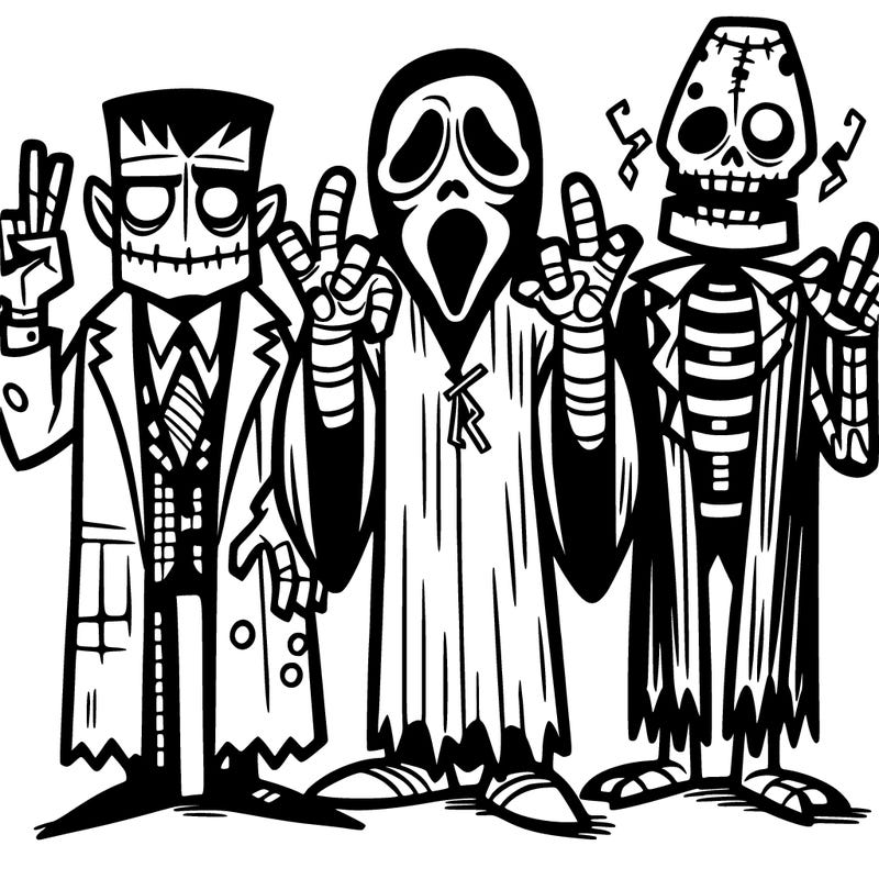 fright krewe characters