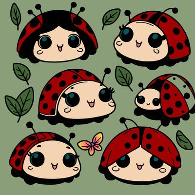 cute ladybugs
