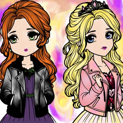 a princess with a jacket realistic